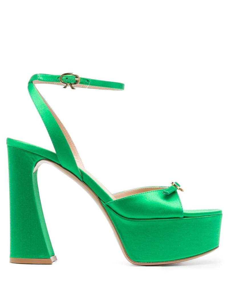 Gianvito Rossi Maddy 125 platform sandals - Green von Gianvito Rossi