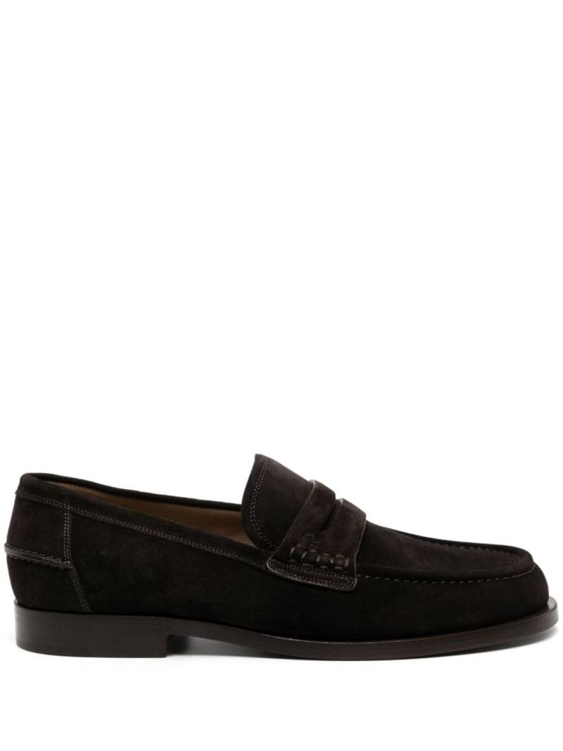 Gianvito Rossi Michael suede loafers - Brown von Gianvito Rossi