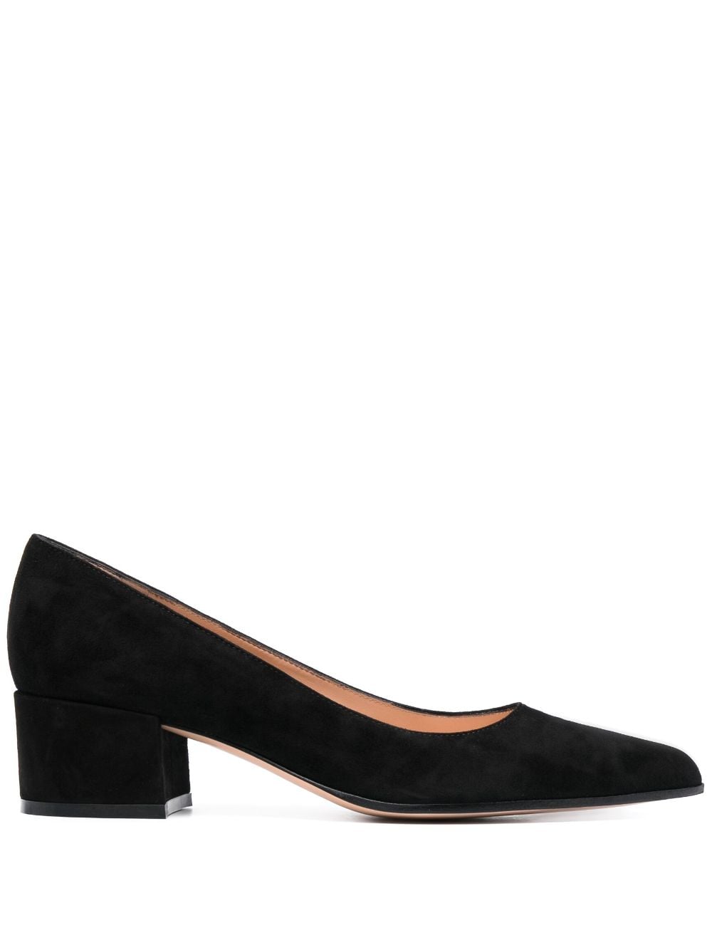 Gianvito Rossi Piper 45mm suede pumps - Black von Gianvito Rossi