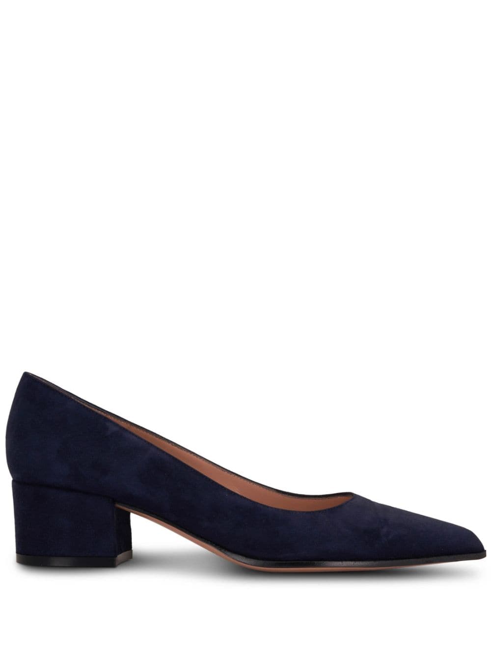 Gianvito Rossi Piper 50mm suede pumps - Blue von Gianvito Rossi