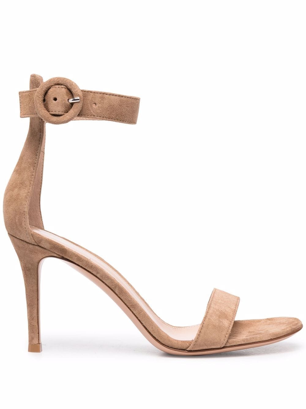 Gianvito Rossi Portofino 85mm suede sandals - Neutrals von Gianvito Rossi