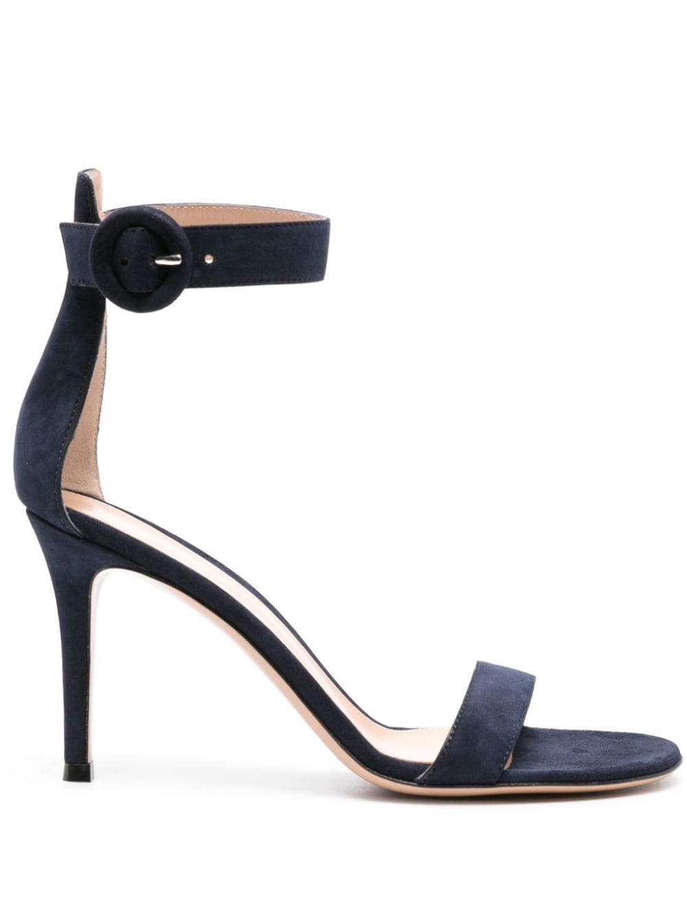 Gianvito Rossi Ricca 95mm suede sandals - Blue von Gianvito Rossi