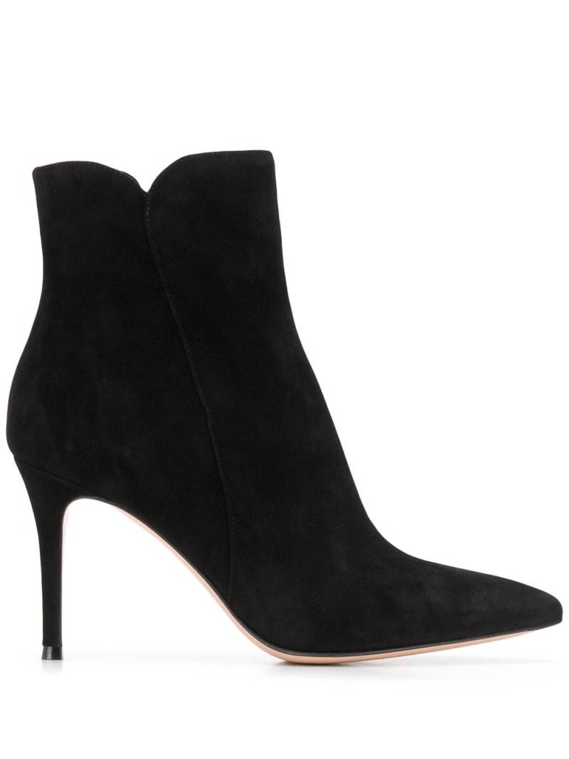 Gianvito Rossi Levy 85mm suede ankle boots - Black von Gianvito Rossi