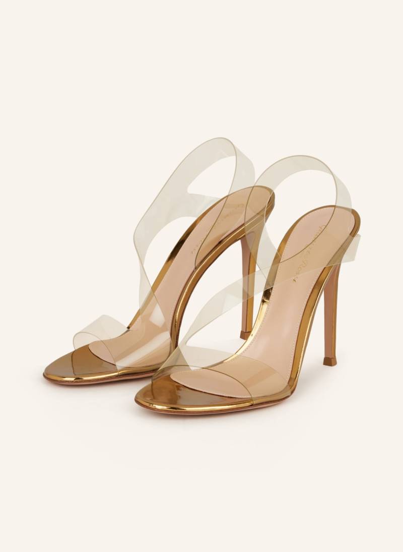 Gianvito Rossi Sandaletten Metropolis gold von Gianvito Rossi