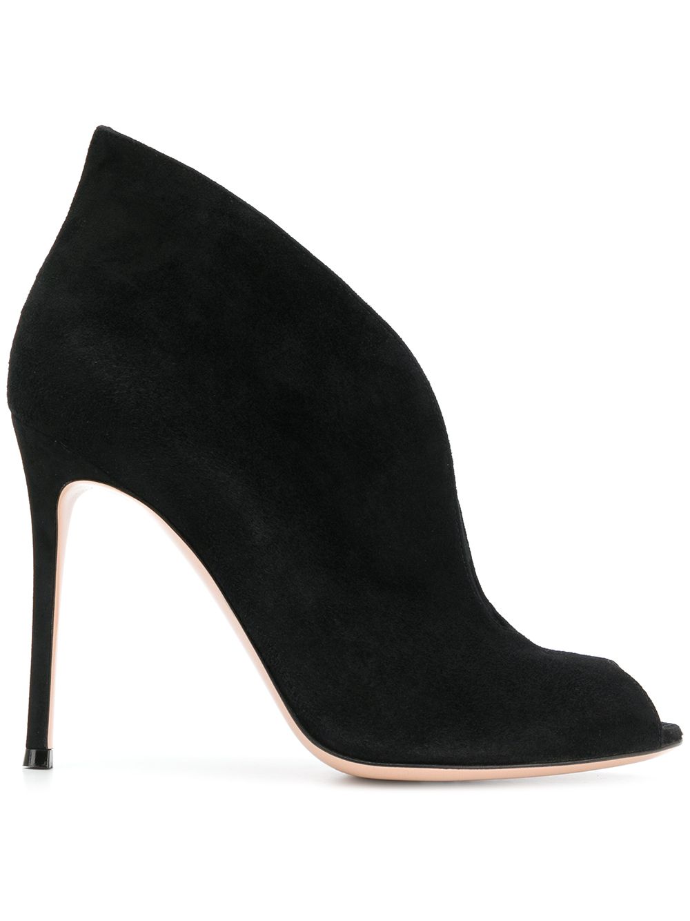 Gianvito Rossi Vamp 105mm suede ankle boots - Black von Gianvito Rossi