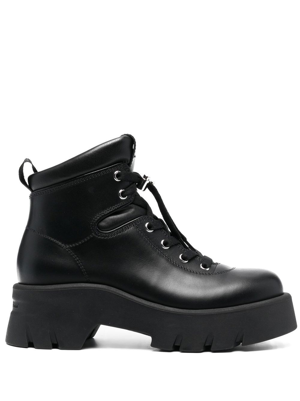 Gianvito Rossi Vancouver lace-up boots - Black von Gianvito Rossi