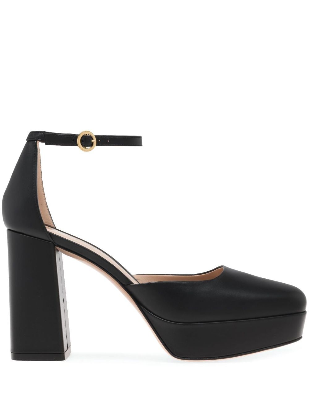 Gianvito Rossi Vian 70mm block-heel pumps - Black von Gianvito Rossi