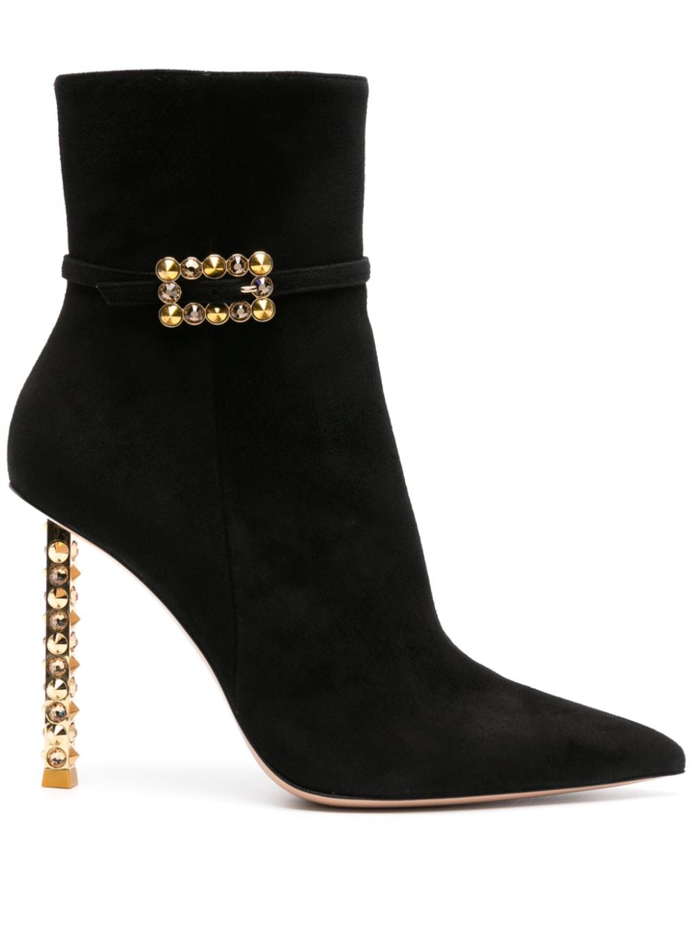 Gianvito Rossi Wonder 105mm suede boots - Black von Gianvito Rossi