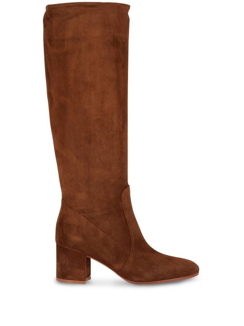 Gianvito Rossi knee-length suede boots - Brown von Gianvito Rossi