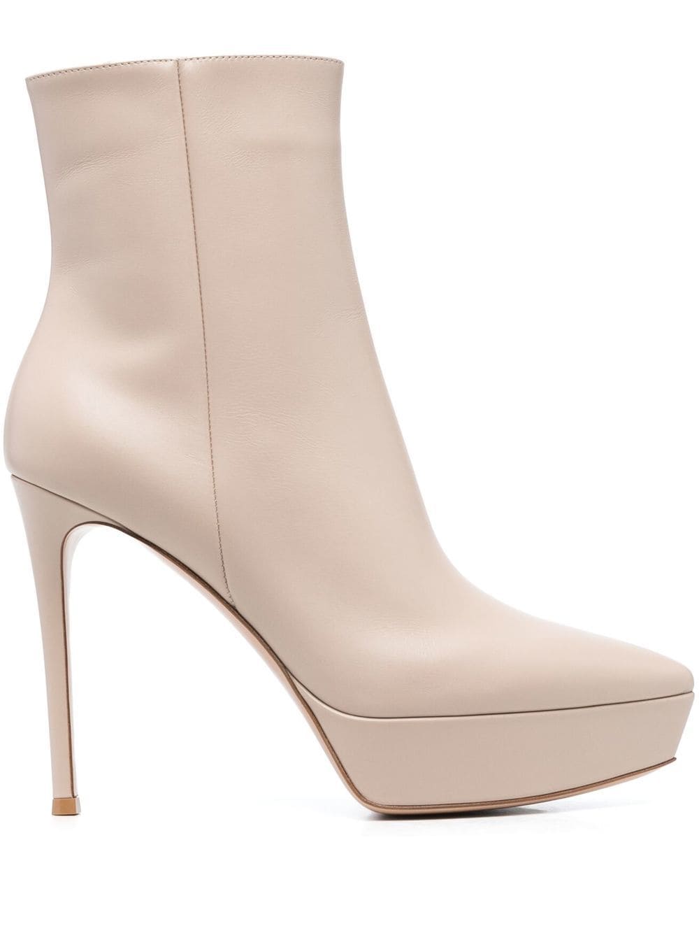 Gianvito Rossi Dasha platform ankle boots - Neutrals von Gianvito Rossi