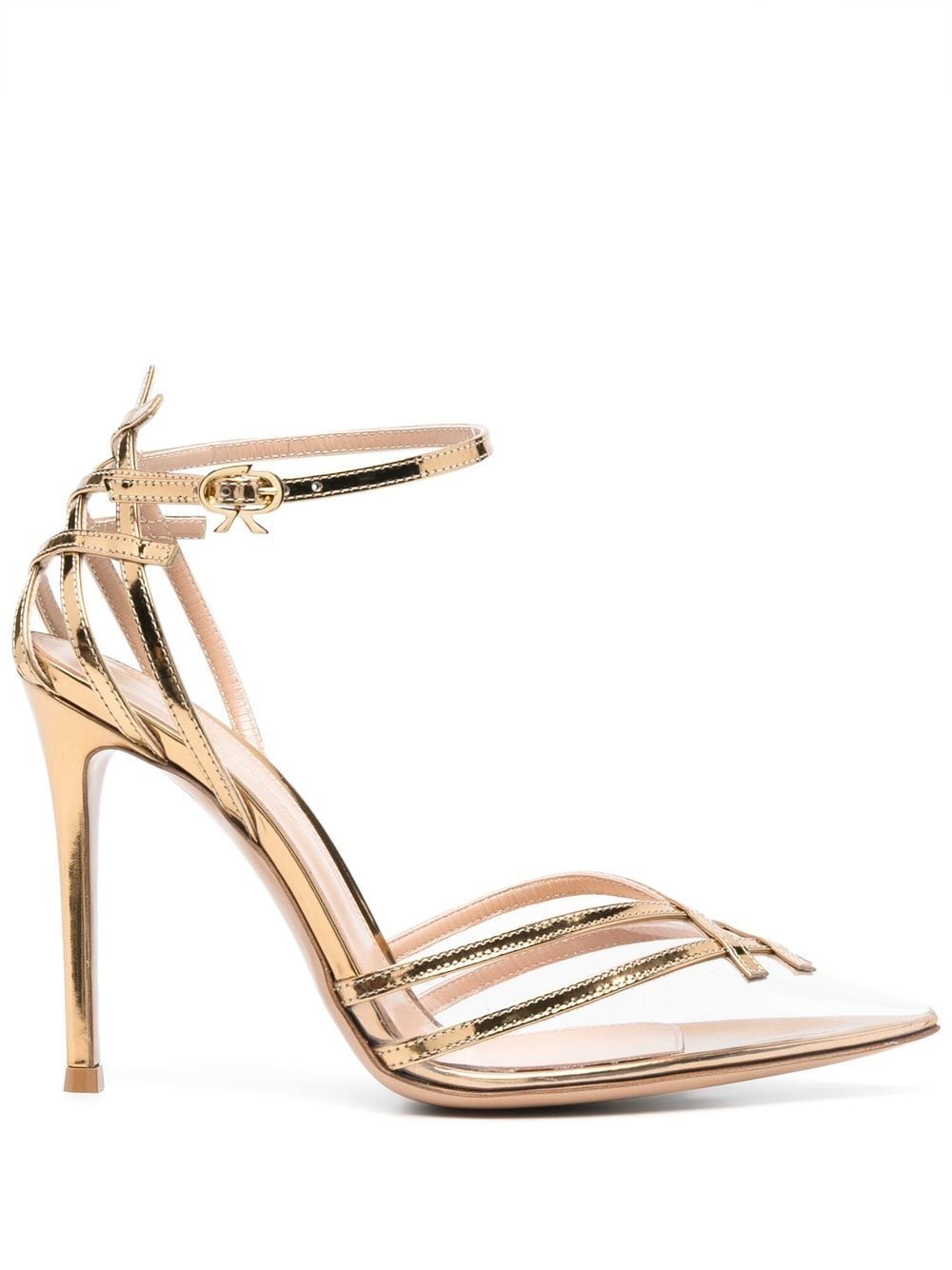 Gianvito Rossi pointed-toe pumps - Gold von Gianvito Rossi