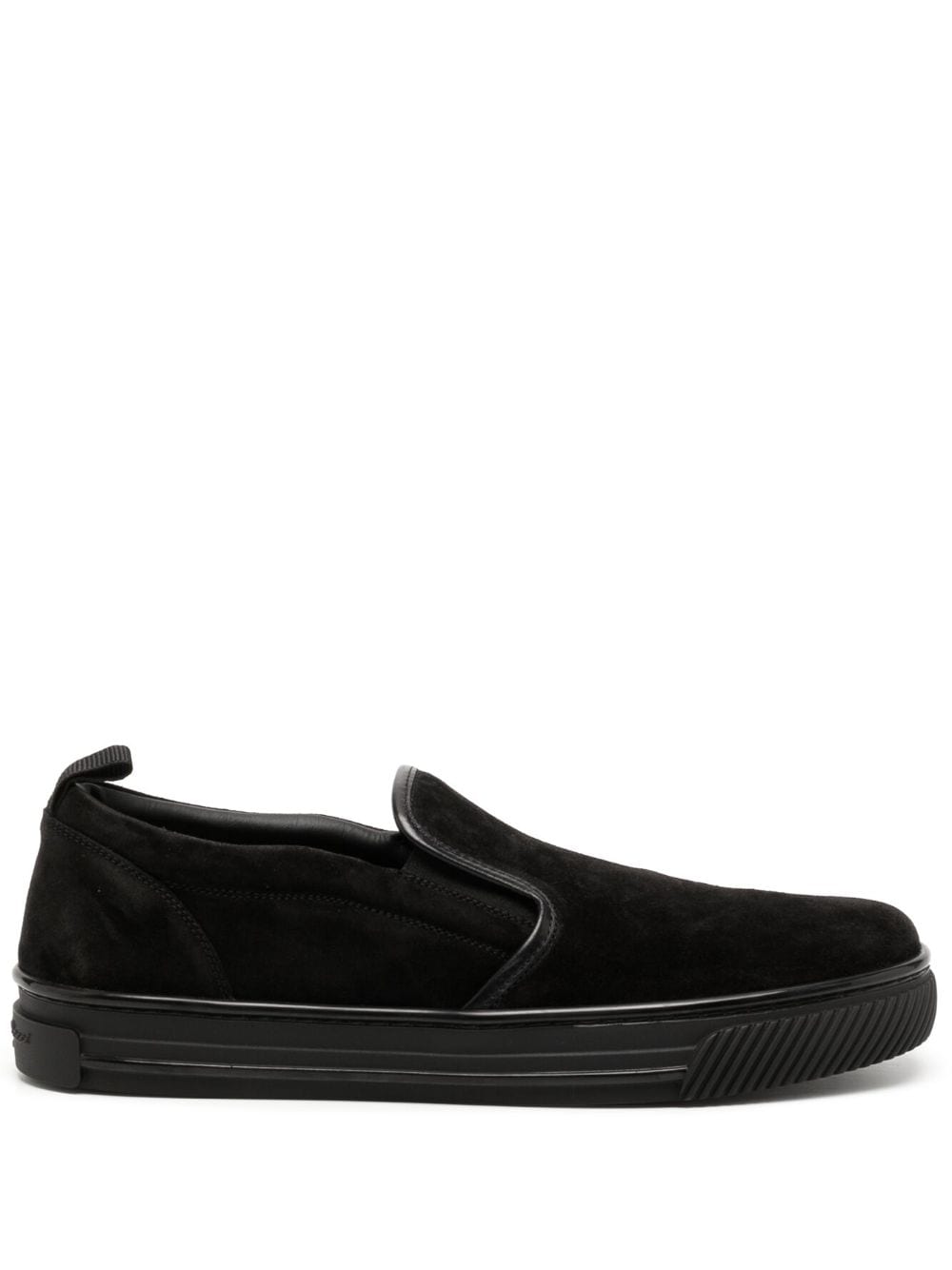 Gianvito Rossi suede slip-on loafers - Black von Gianvito Rossi