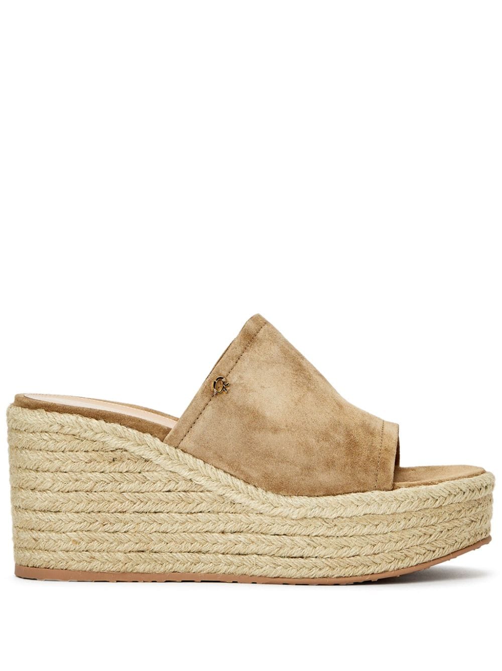 Gianvito Rossi suede wedge espadrilles - Neutrals von Gianvito Rossi