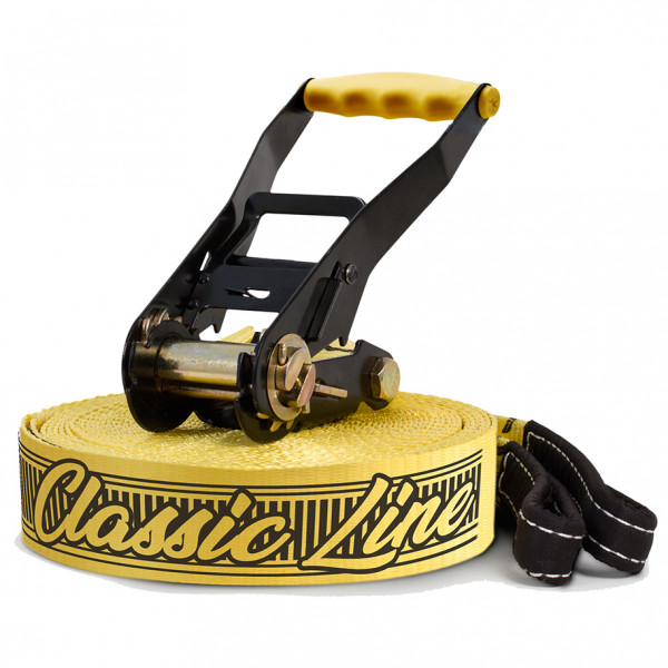 Gibbon Slacklines - Classicline XL - Slackline Gr 25 m - 5 cm gelb Gibbon Slacklines - Classicline XL - Slackline Gr 25 m - 5 cm gelb von Gibbon Slacklines