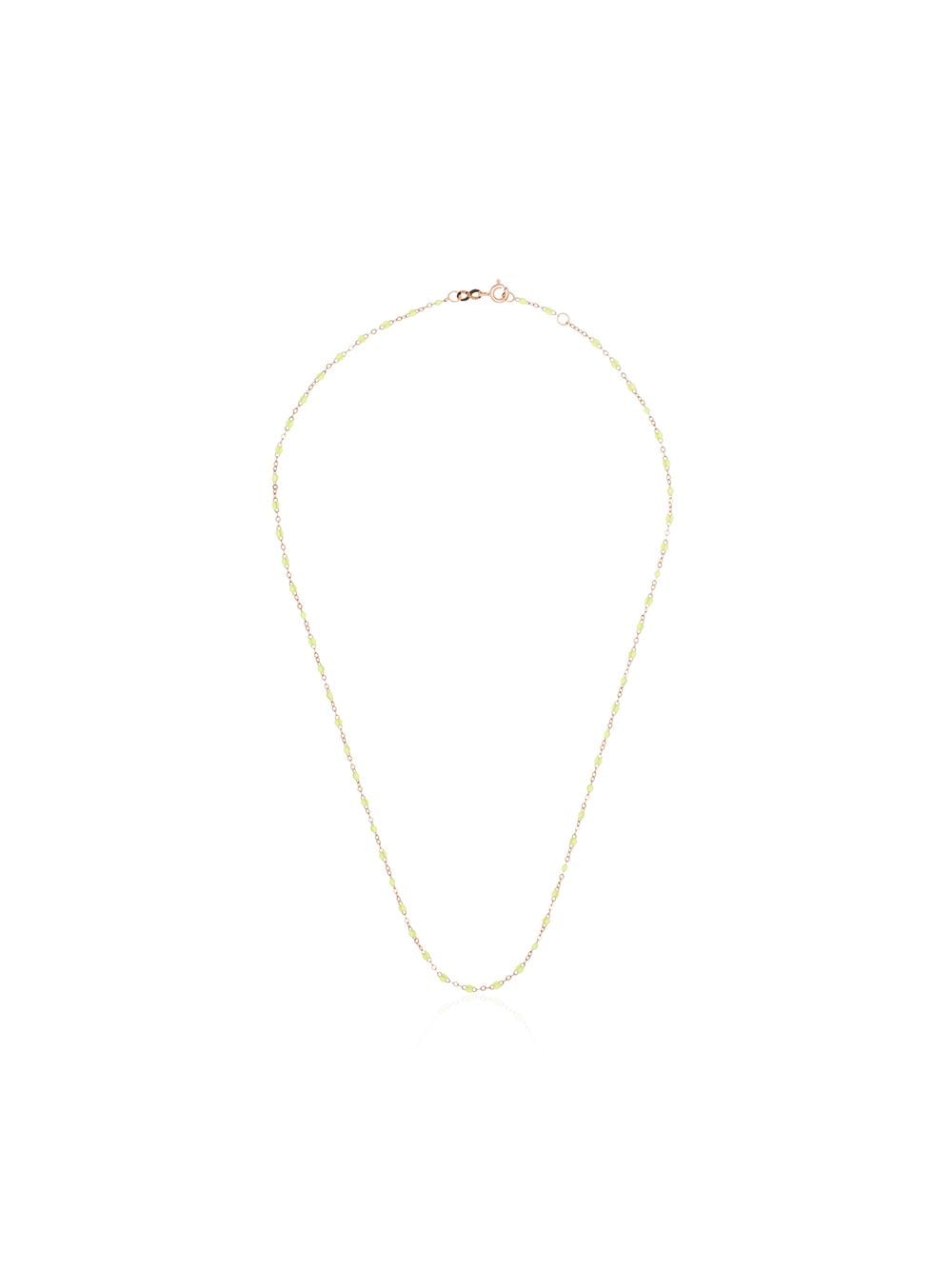 Gigi Clozeau 18kt rose gold and yellow beaded necklace von Gigi Clozeau