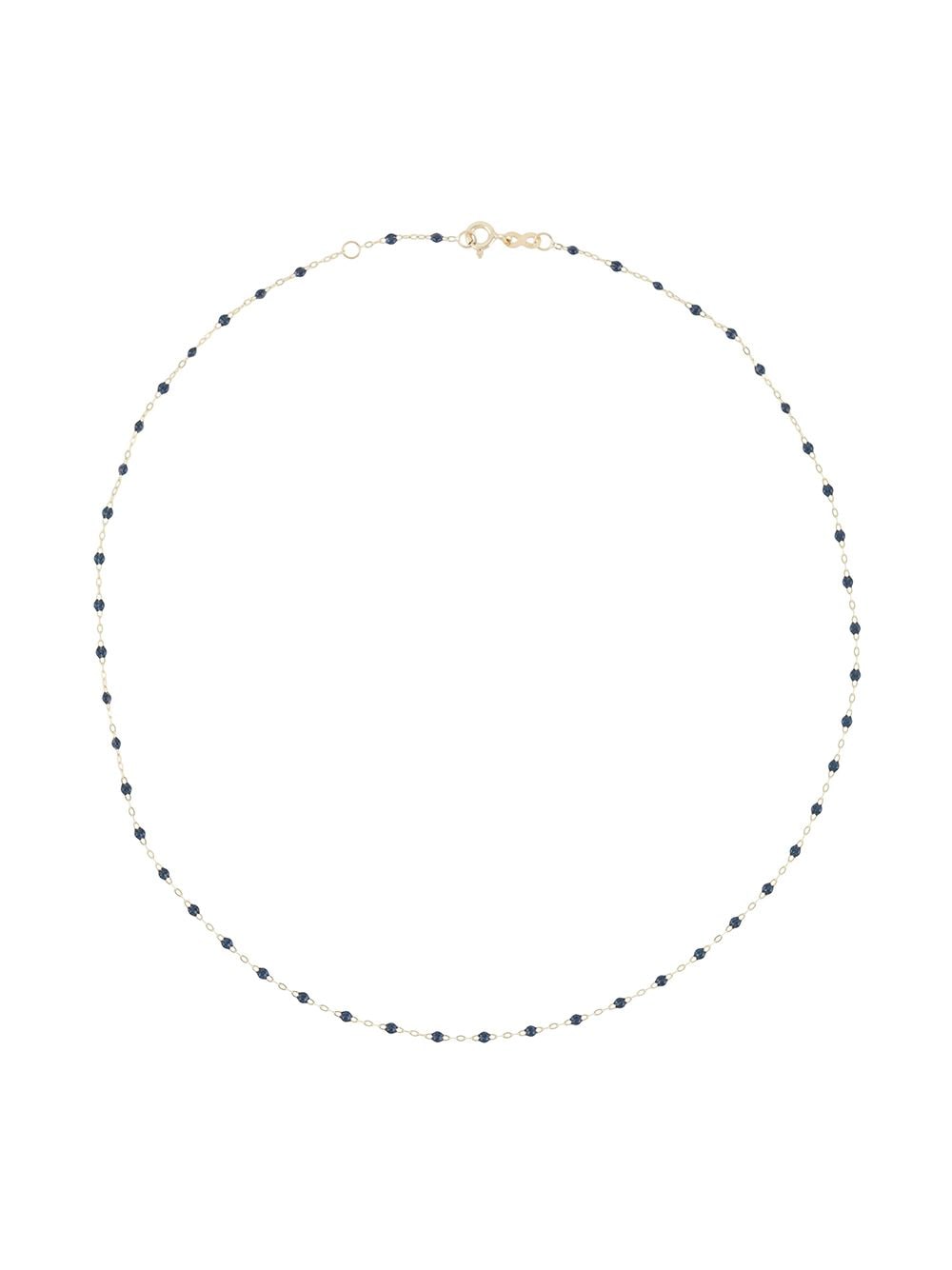 Gigi Clozeau 18kt yellow gold Classic Gigi resin necklace - Blue von Gigi Clozeau