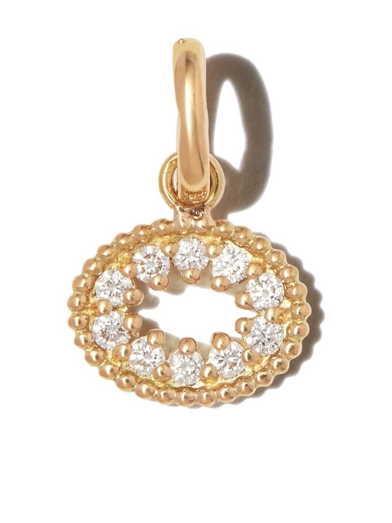 Gigi Clozeau 18kt yellow gold Me Hearty diamond pendant von Gigi Clozeau