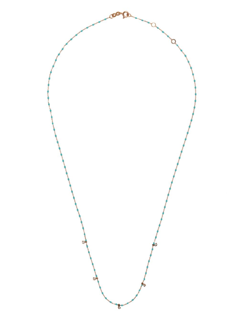 Gigi Clozeau 18kt yellow gold Mini Gigi diamond necklace von Gigi Clozeau