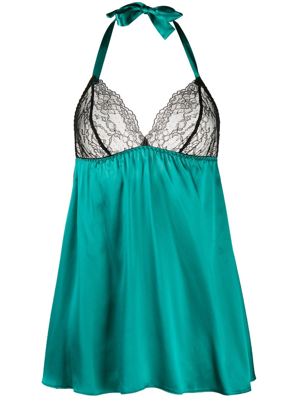 Gilda & Pearl Eva silk babydoll - Green von Gilda & Pearl