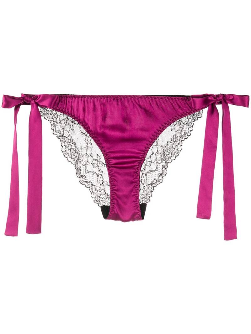 Gilda & Pearl Ella satin knickers - Pink von Gilda & Pearl