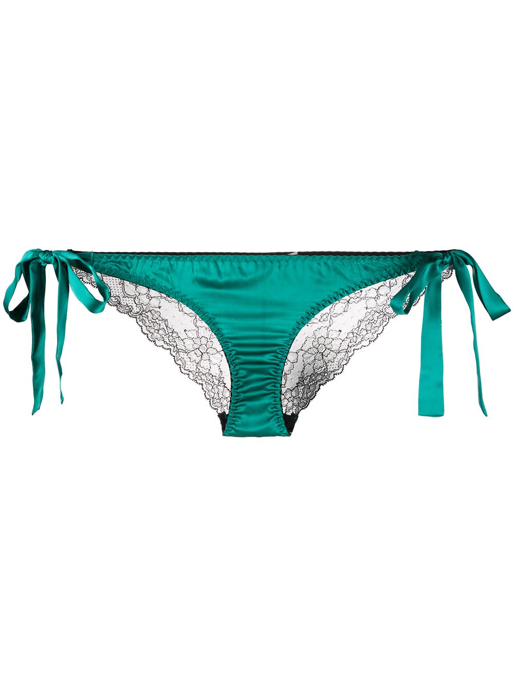 Gilda & Pearl Eva lace panel knicker - Green von Gilda & Pearl