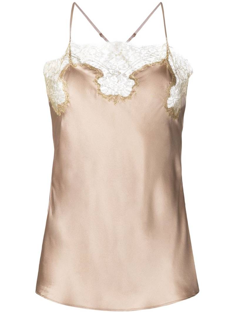 Gilda & Pearl Gina silk camisole top - Neutrals von Gilda & Pearl