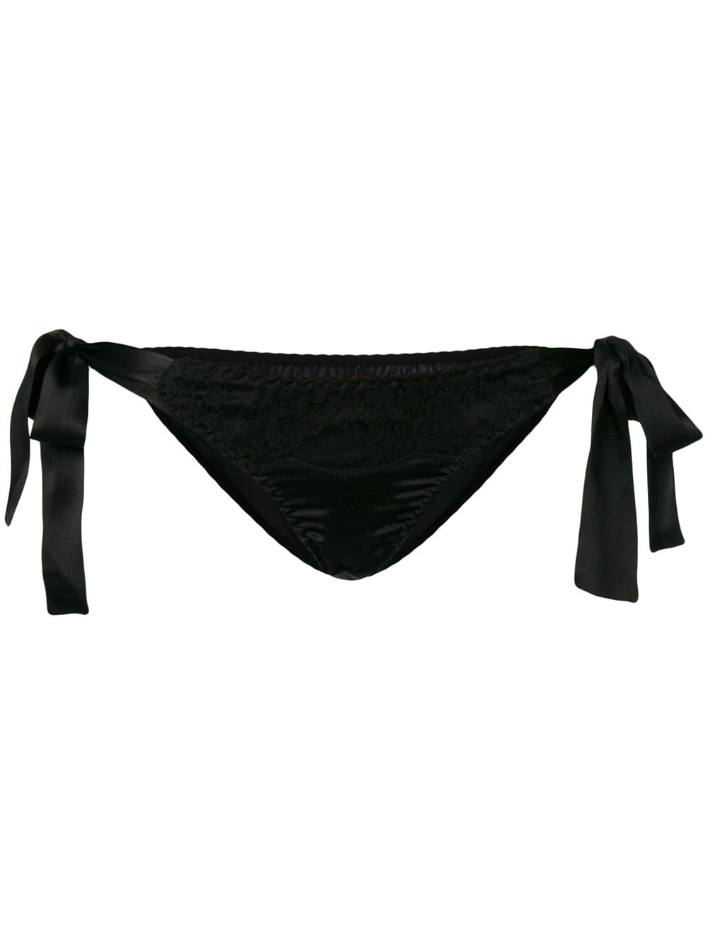 Gilda & Pearl Lovers of Montparnasse silk briefs - Black von Gilda & Pearl