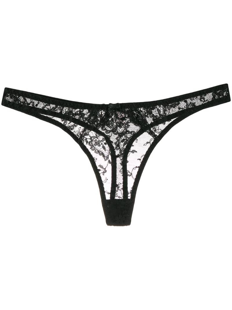 Gilda & Pearl Rita Thong - Black von Gilda & Pearl