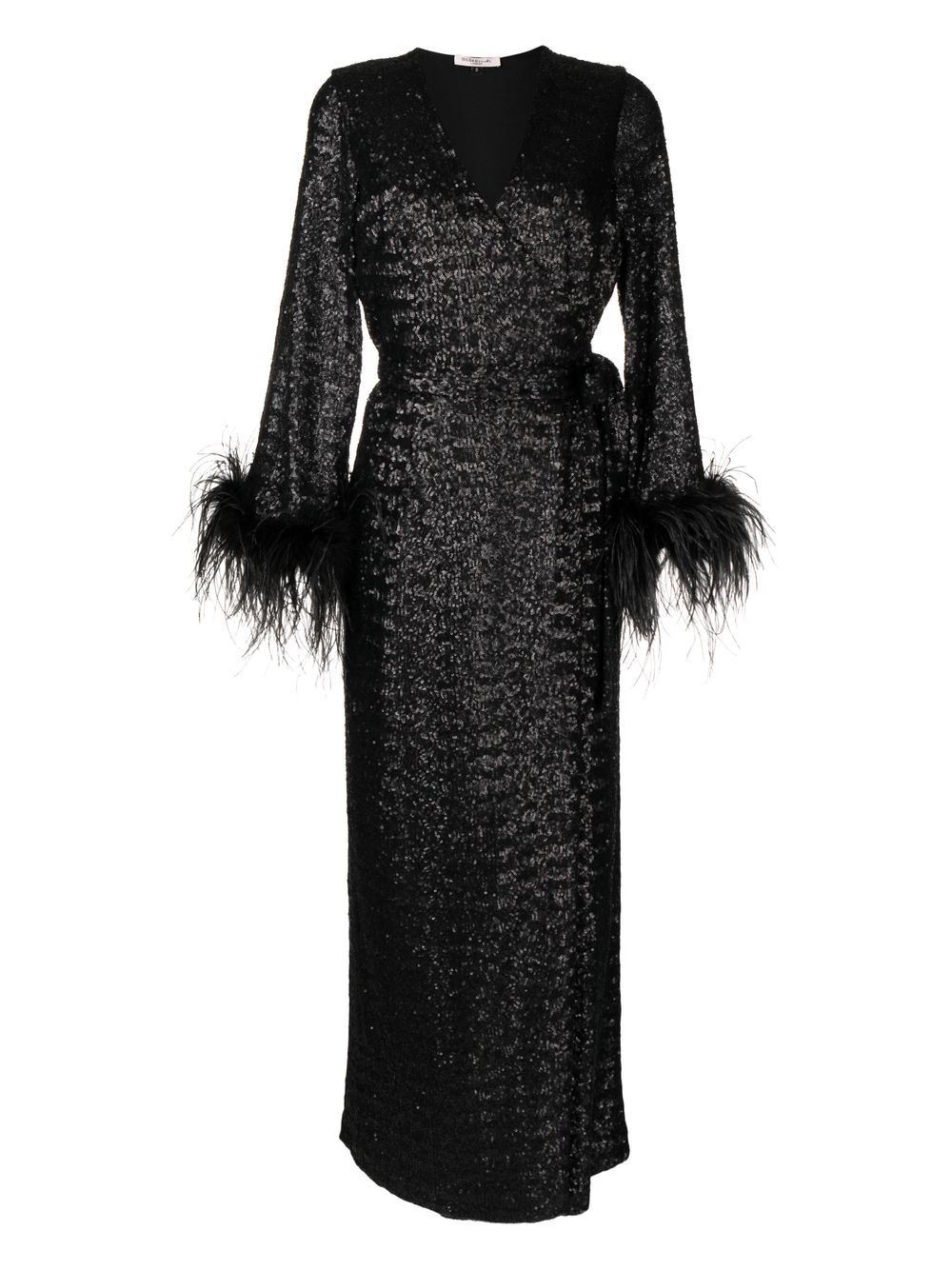 Gilda & Pearl Seraphina long robe - Black von Gilda & Pearl