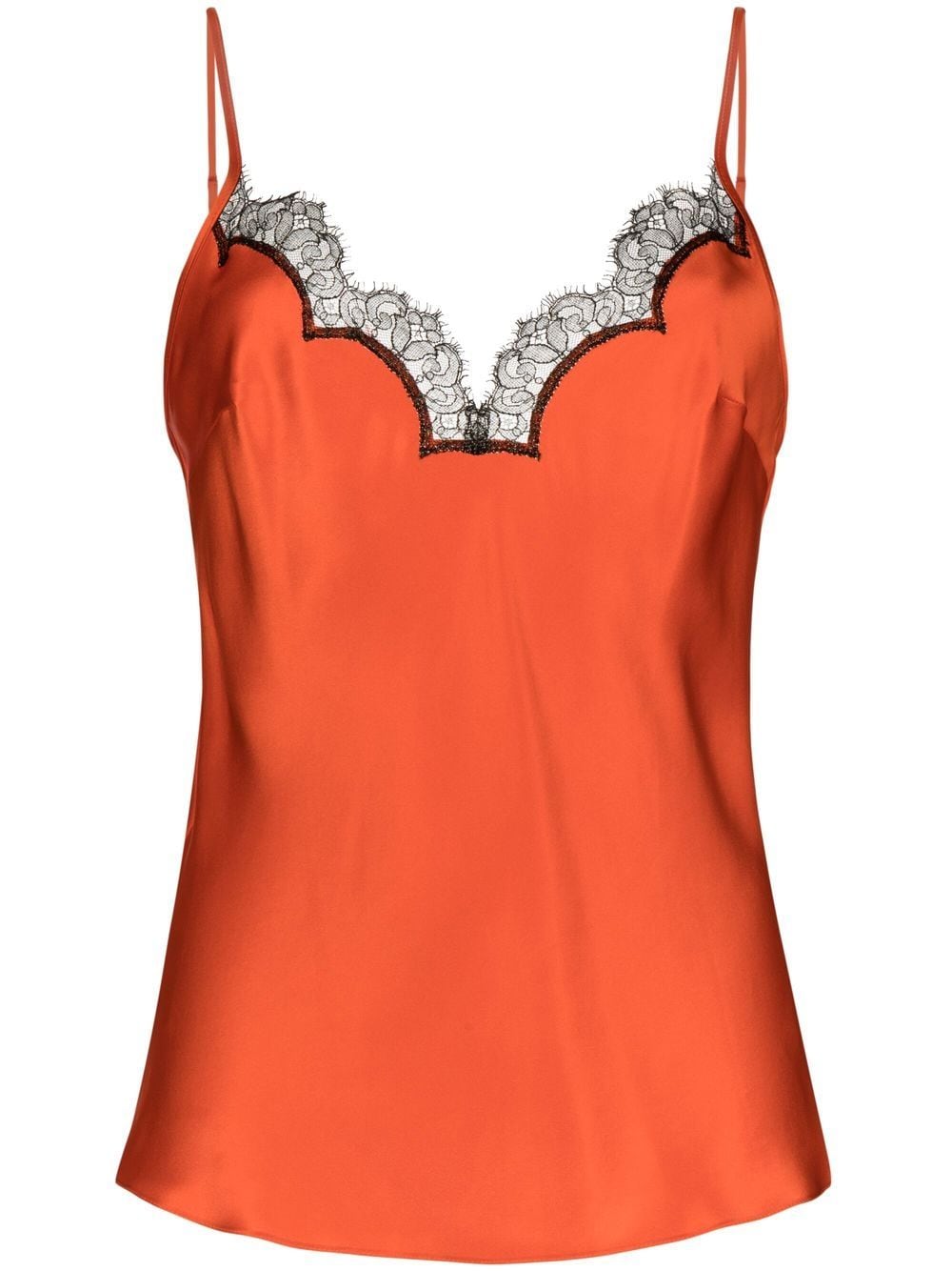 Gilda & Pearl lace-trim camisole top - Orange von Gilda & Pearl