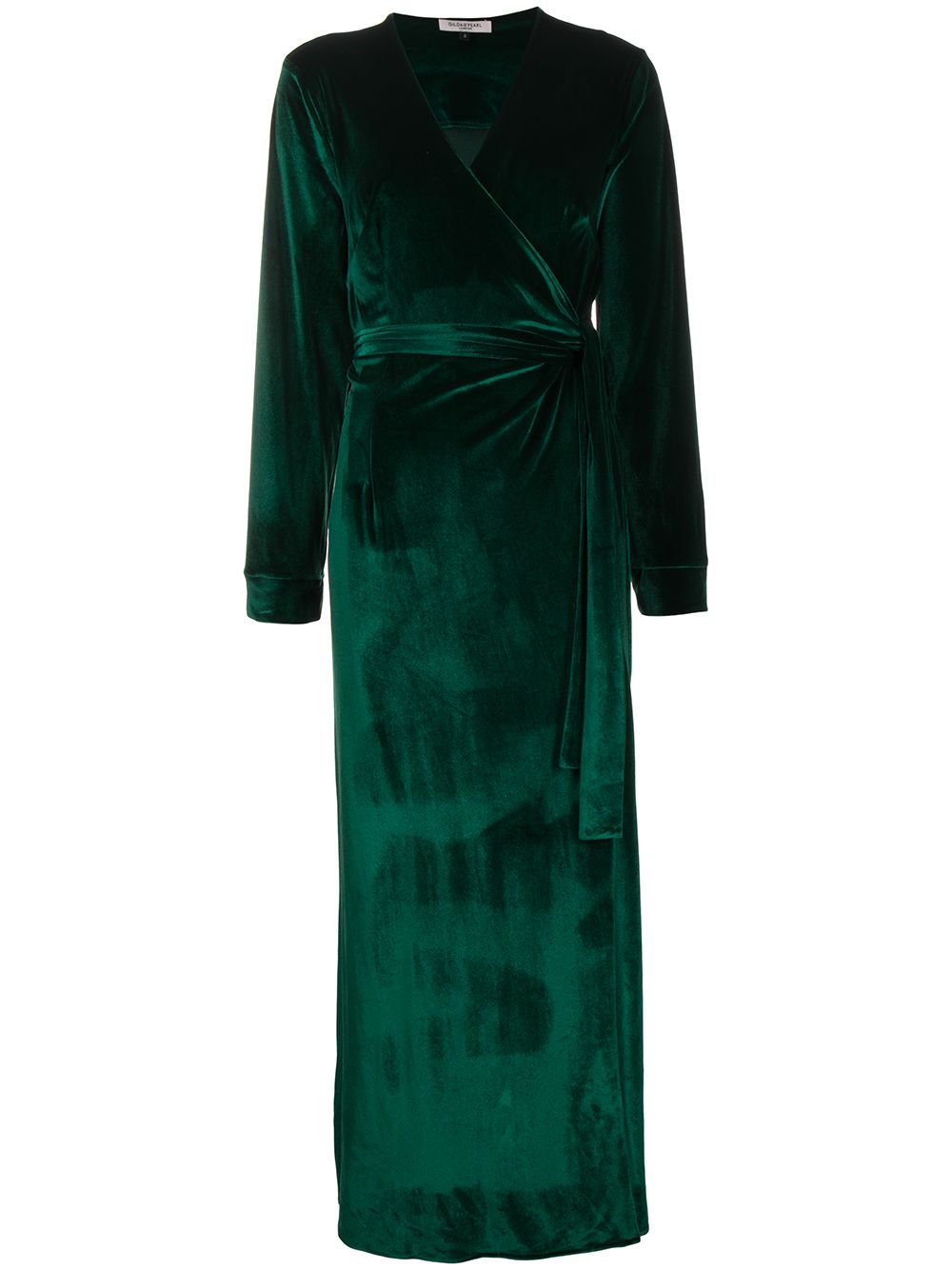 Gilda & Pearl long-length belted robe - Green von Gilda & Pearl