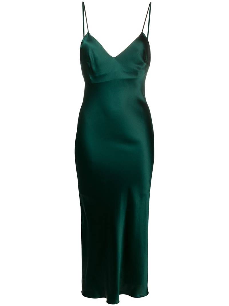 Gilda & Pearl sophia midi slip - Green von Gilda & Pearl