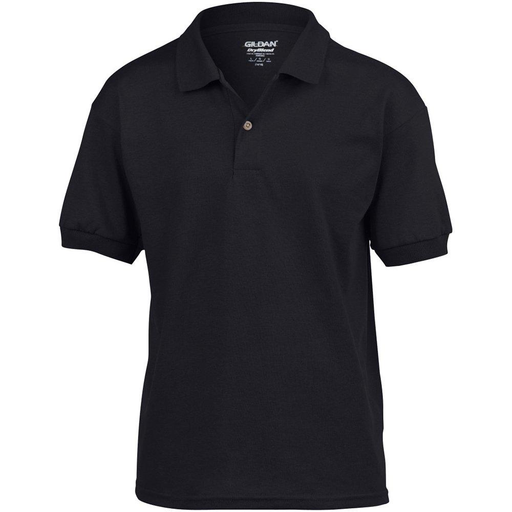 Dryblend Poloshirt Mädchen Schwarz M von Gildan