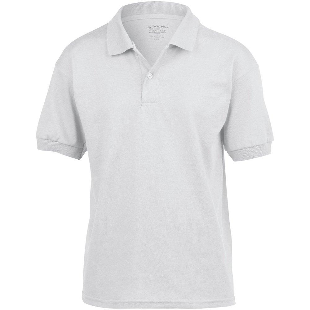 Dryblend Poloshirt Mädchen Weiss L von Gildan