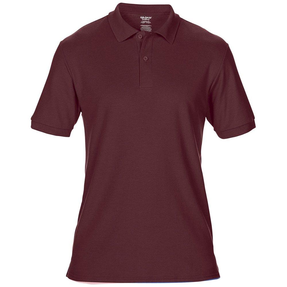 Dryblend Sport Double Pique Polo Shirt Herren Bordeaux S von Gildan