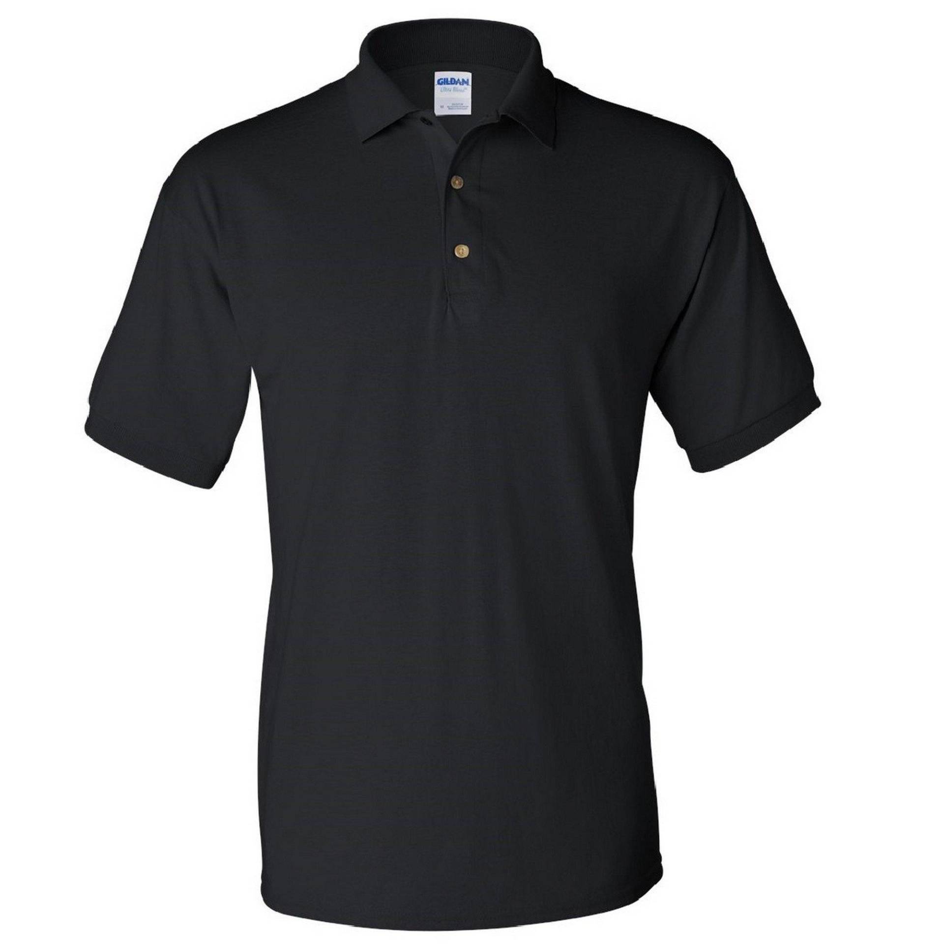 Dryblend Poloshirt, Kurzarm Herren Schwarz L von Gildan