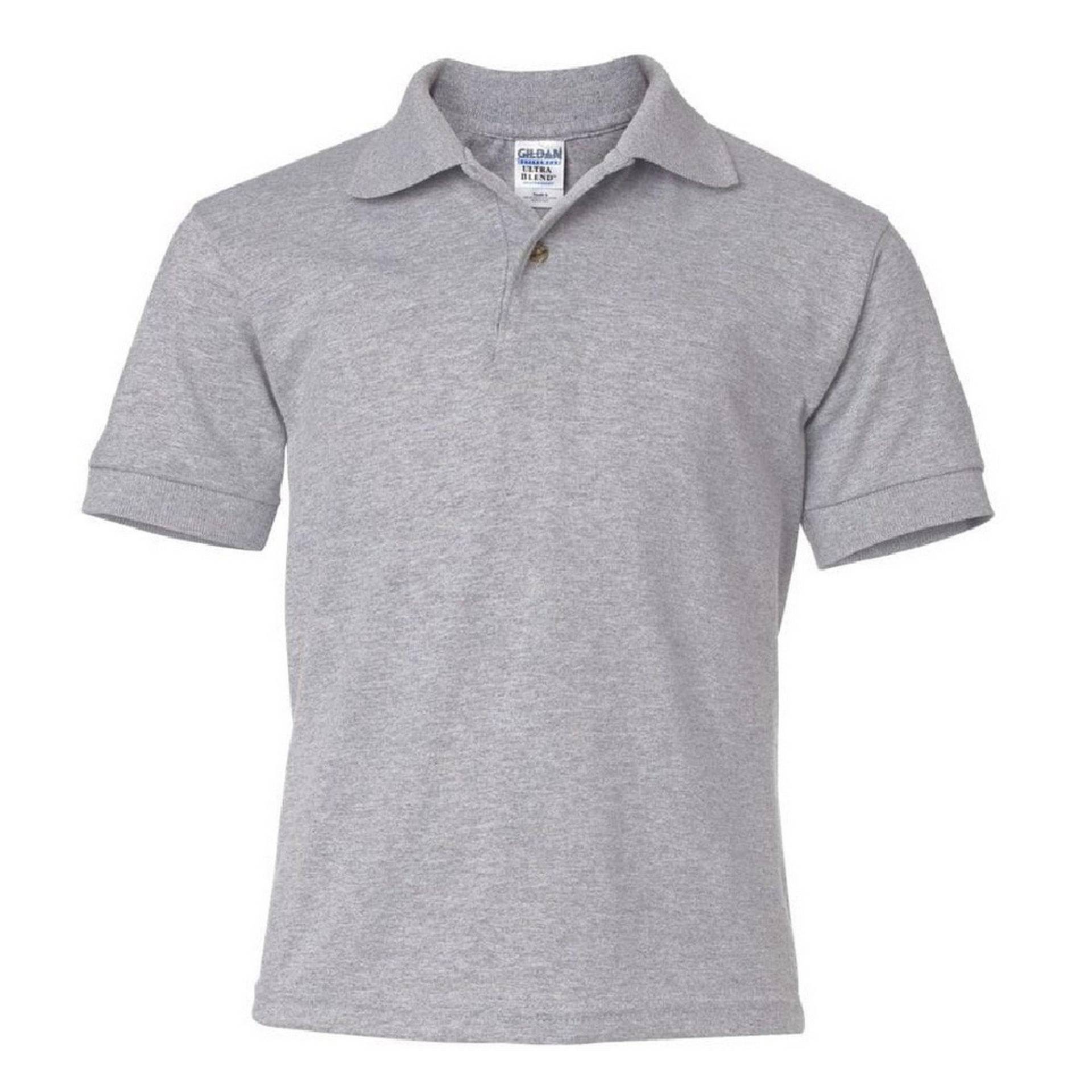 Dryblend Poloshirt Mädchen Grau M von Gildan