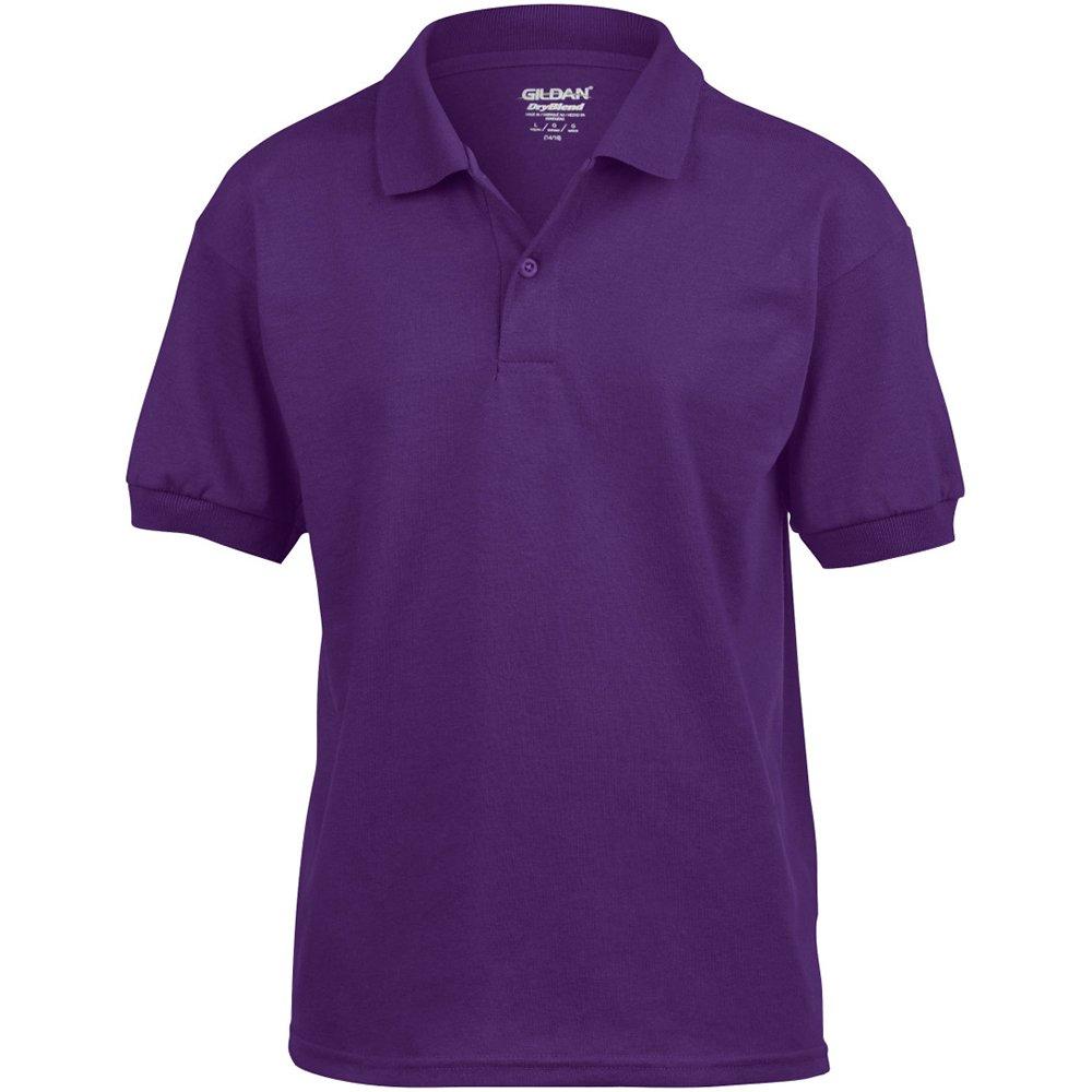 Dryblend Poloshirt Mädchen Lila M von Gildan