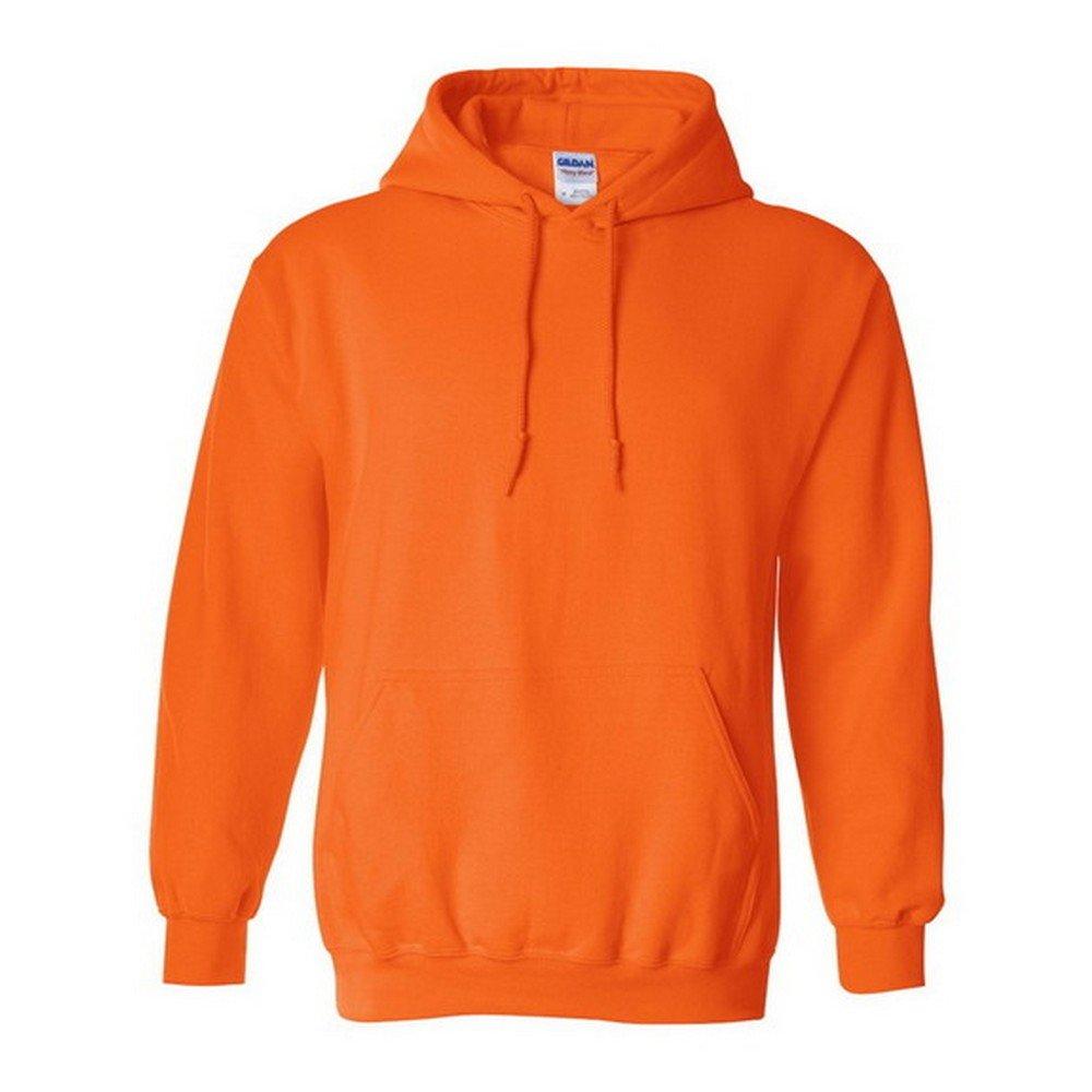 Heavy Blend Kapuzenpullover Herren Orange L von Gildan