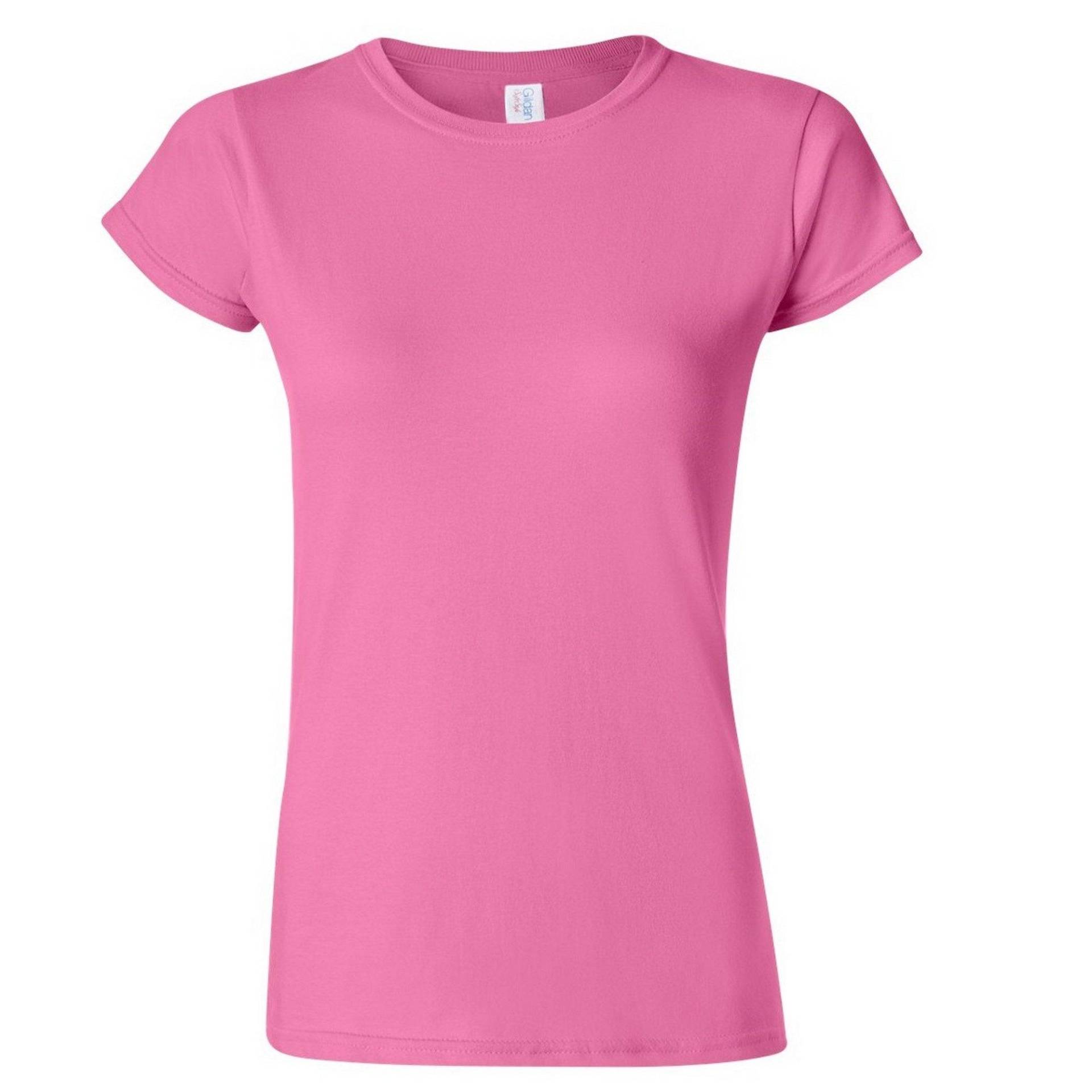 Soft Style Kurzarm Tshirt Damen Pink S von Gildan