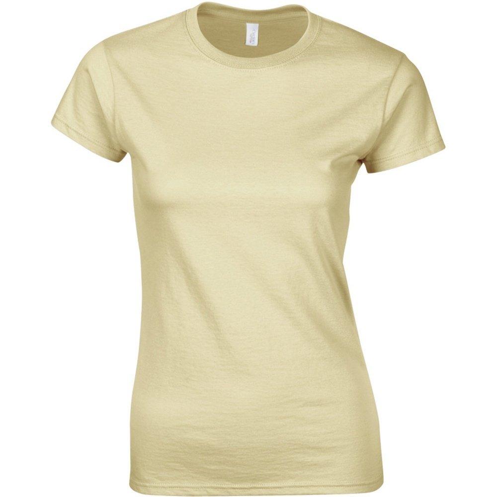 Soft Style Kurzarm Tshirt Damen Sand XL von Gildan