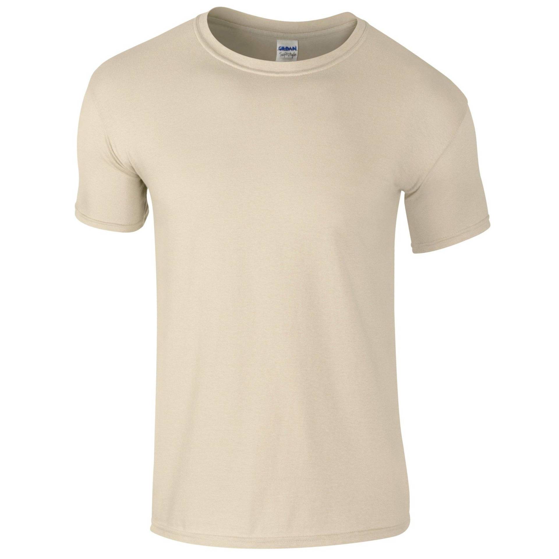 Softstyle Tshirt, Kurzarm, Rundhalsausschnitt Herren Sand S von Gildan
