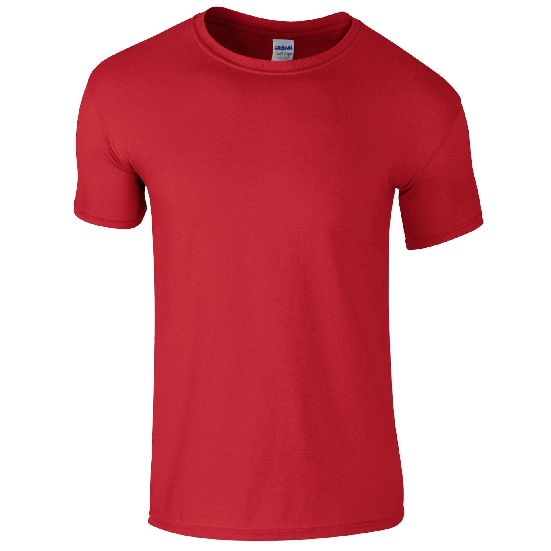 Softstyle Tshirt, Kurzarm, Rundhalsausschnitt Herren Rot Bunt XL von Gildan