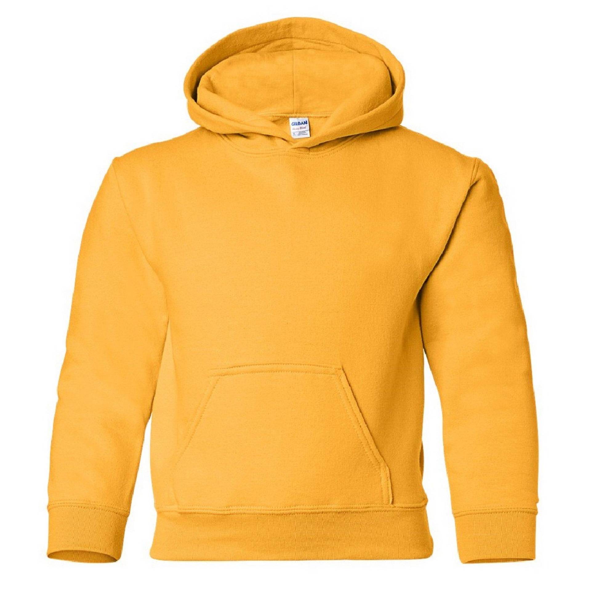 Sweatshirt Mit Kapuze Jungen Gold L von Gildan