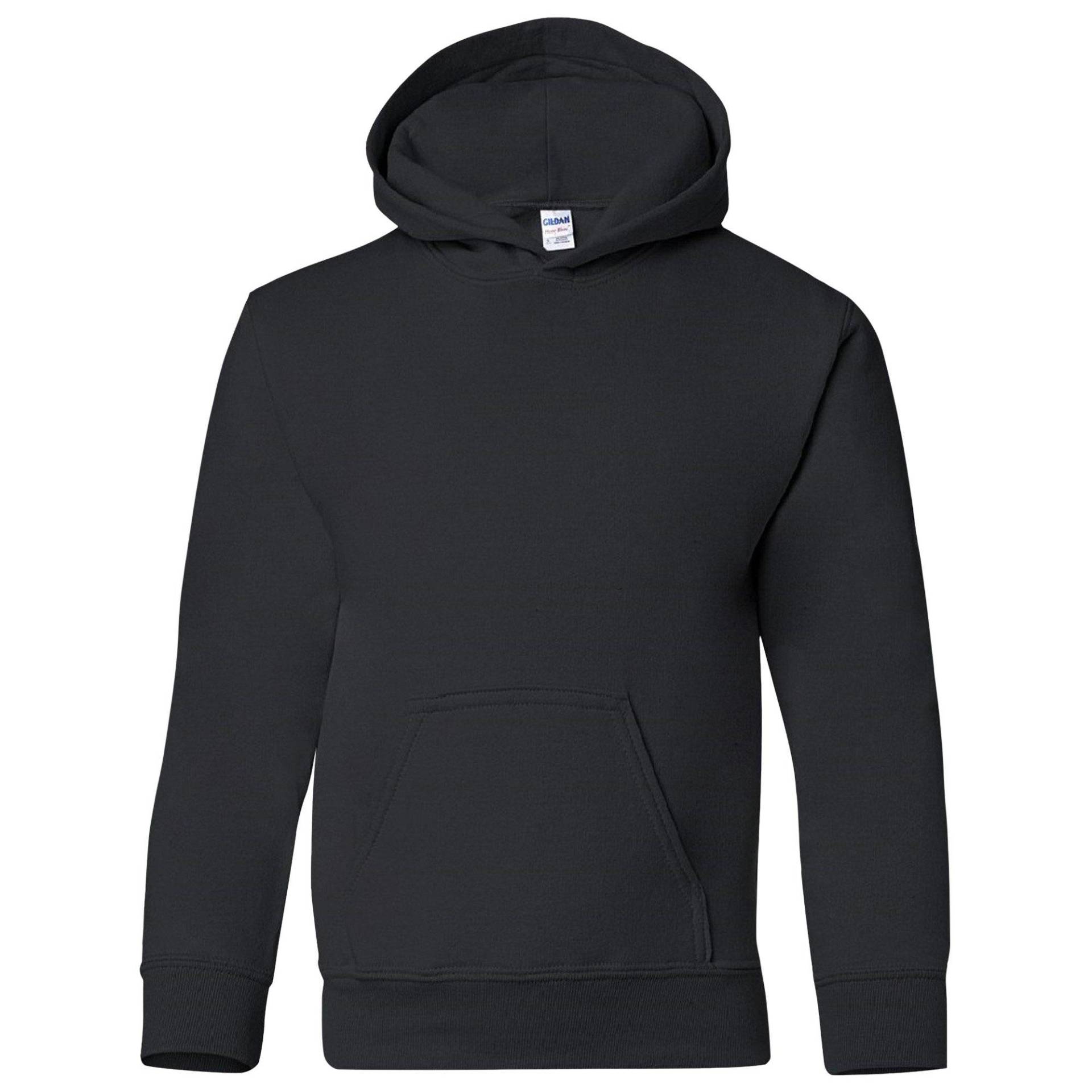 Sweatshirt Mit Kapuze Jungen Schwarz M von Gildan