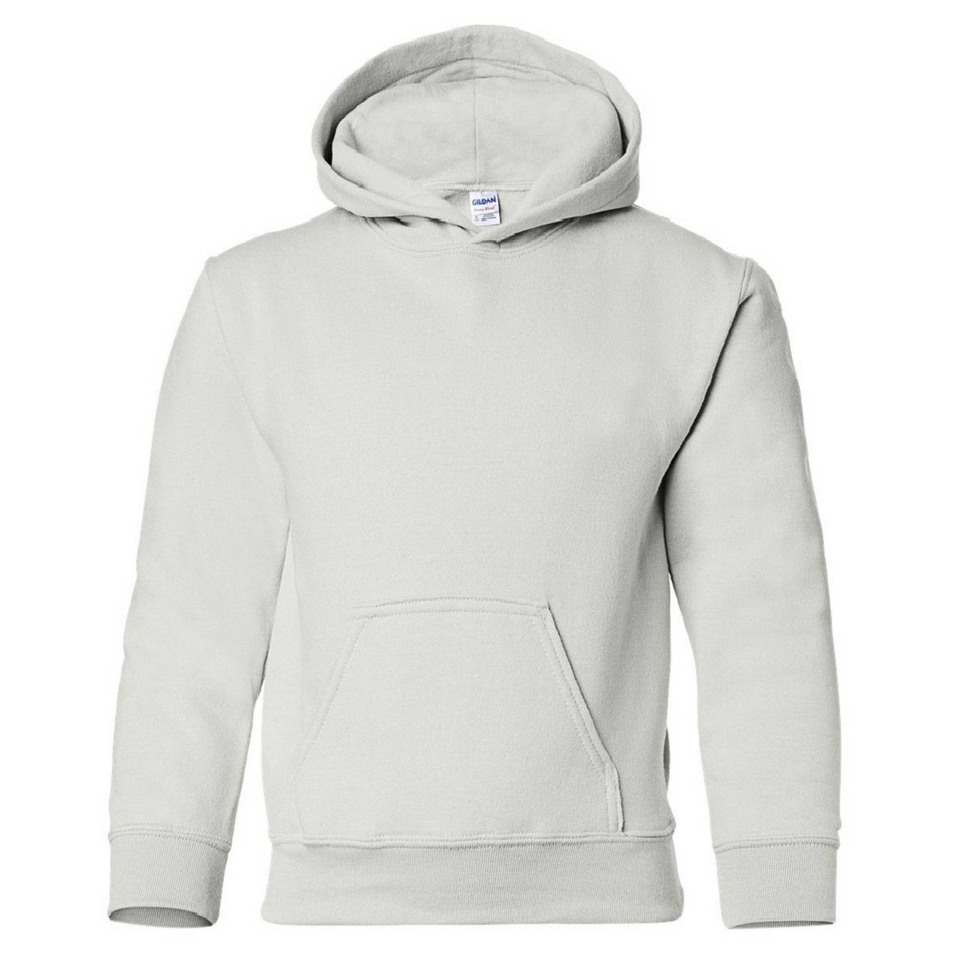 Sweatshirt Mit Kapuze Jungen Weiss M von Gildan