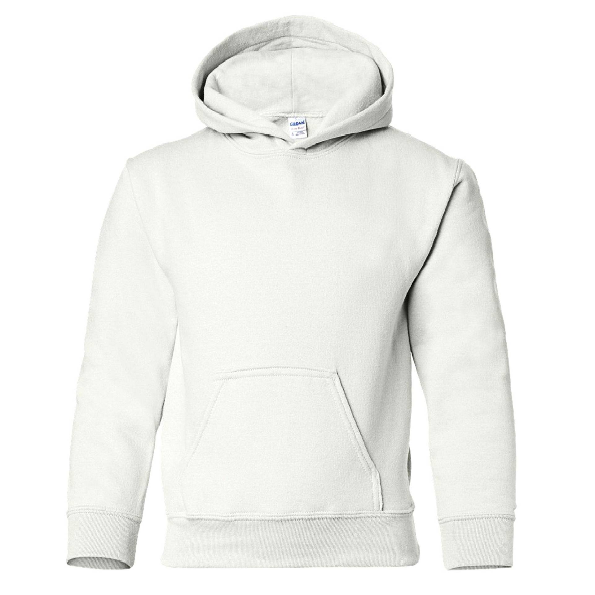 Sweatshirt Mit Kapuze Jungen Weiss XS von Gildan