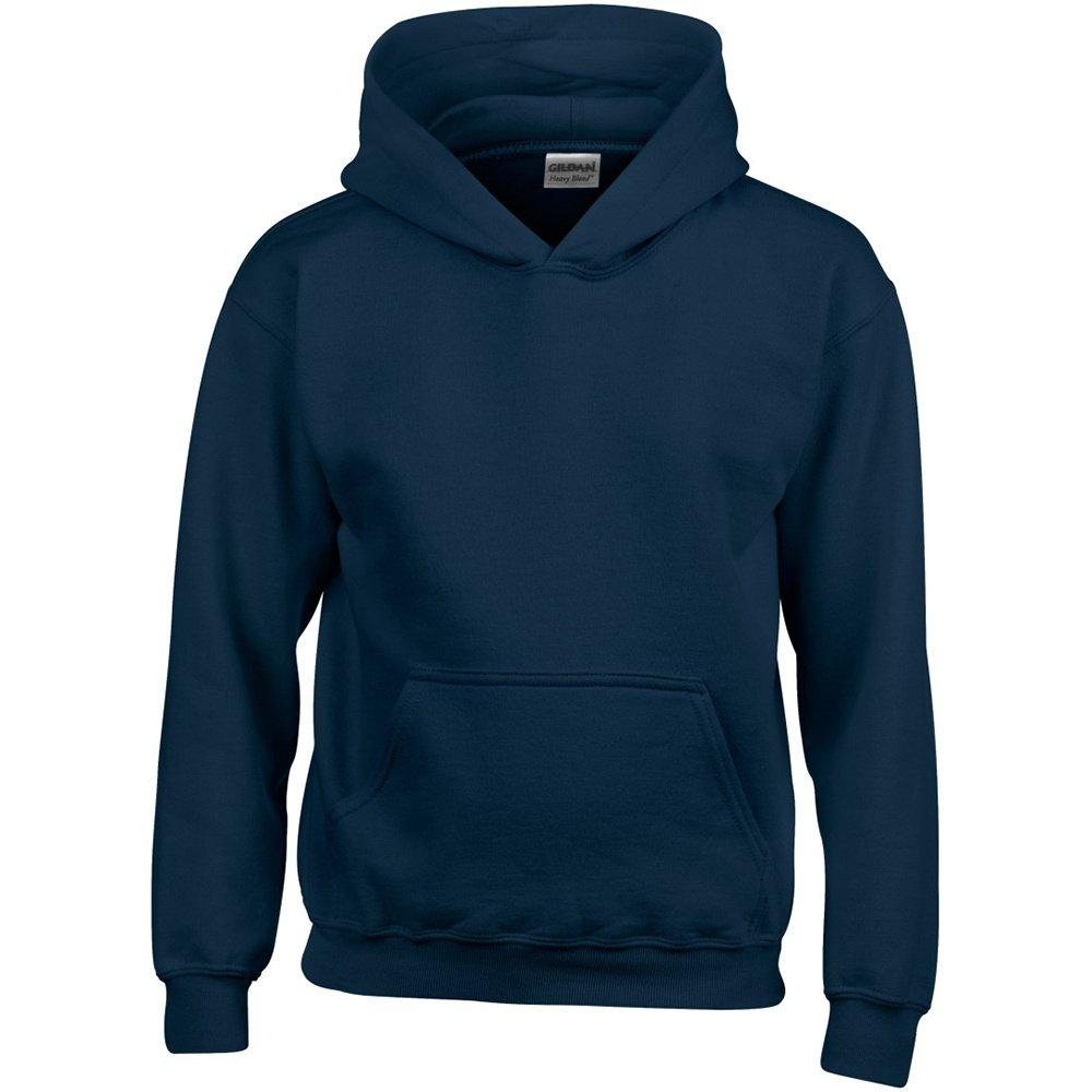 Sweatshirt Mit Kapuze Jungen Marine XS von Gildan