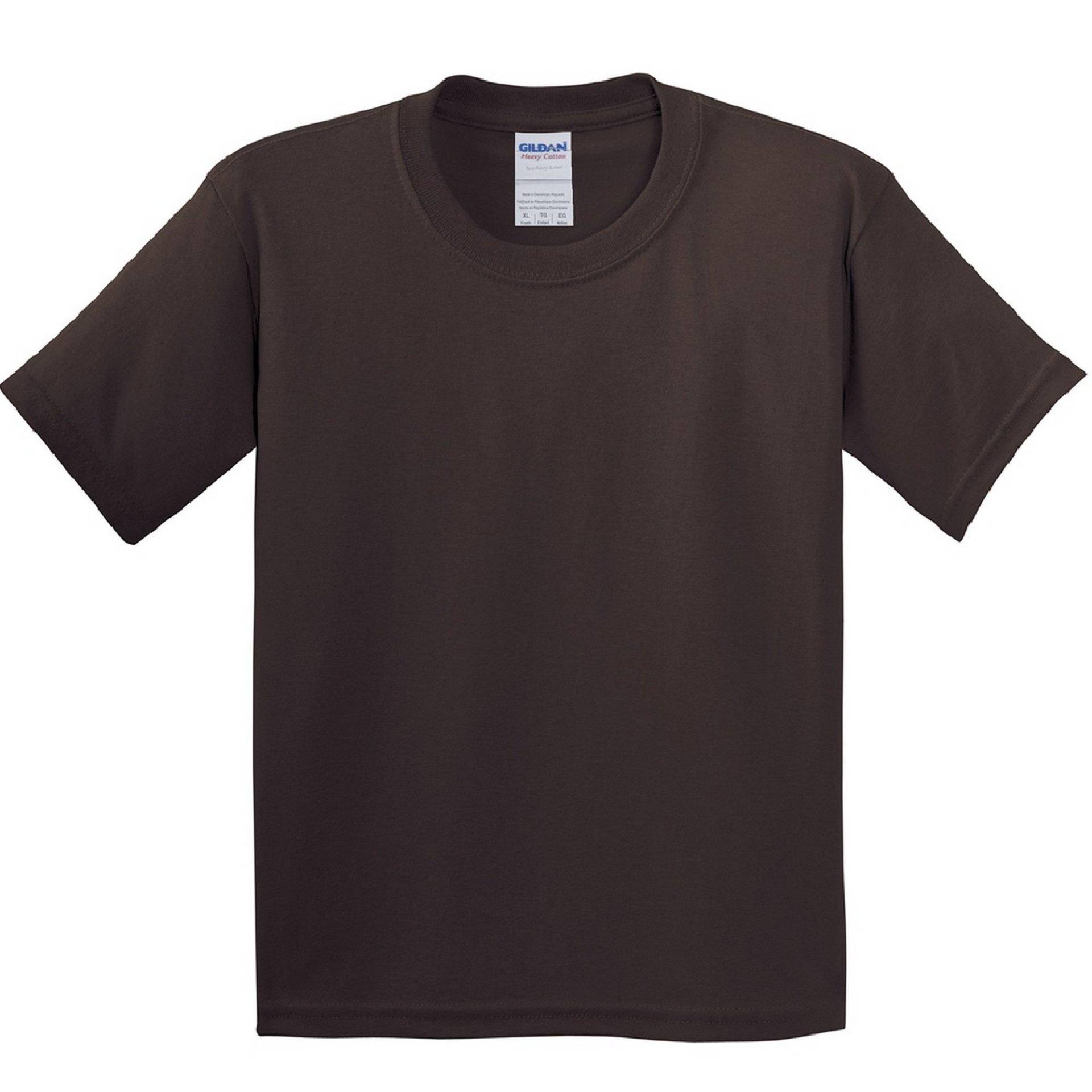 Tshirt (2 Stückpackung) Jungen Kühles Braun L von Gildan