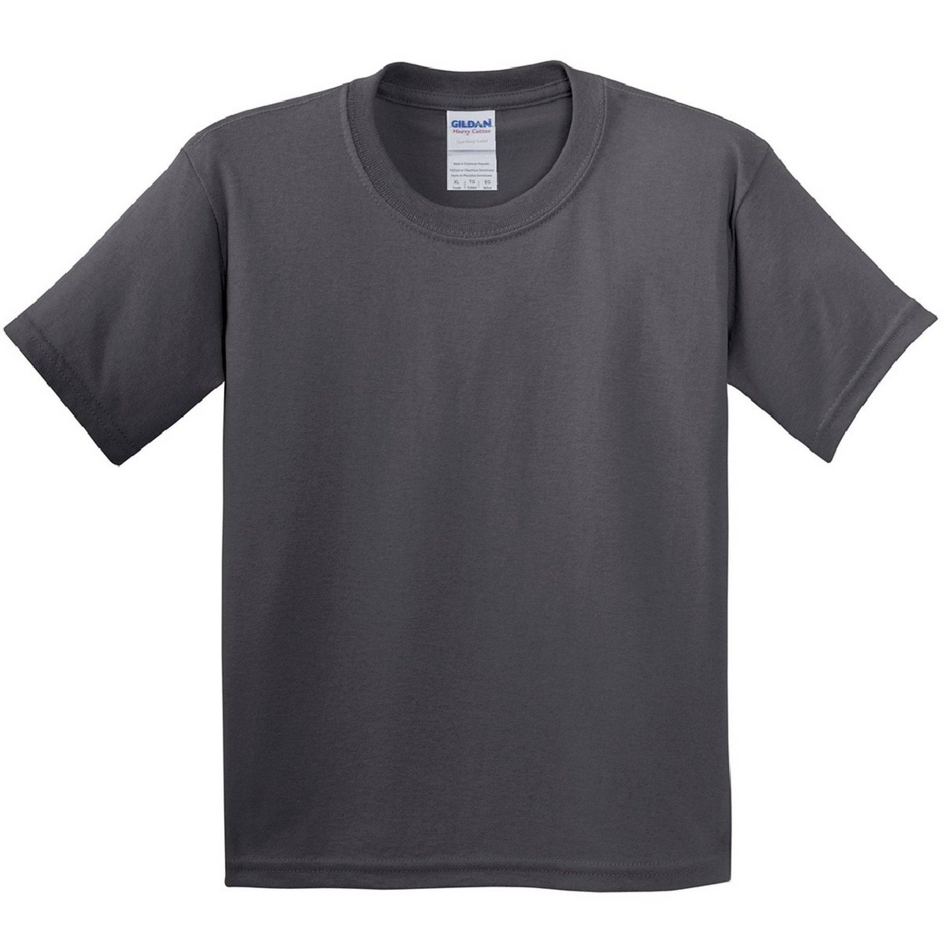 Tshirt (2 Stückpackung) Jungen Charcoal Black XS von Gildan